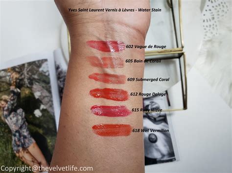 yves saint laurent 42 vernis|YSL Beauty Vernis a Levres Water Stain Review.